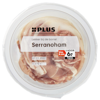 PLUS Dungesneden serranoham