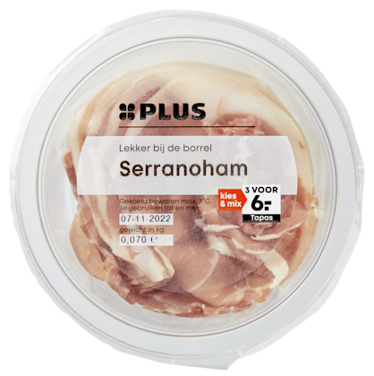 Dungesneden serranoham