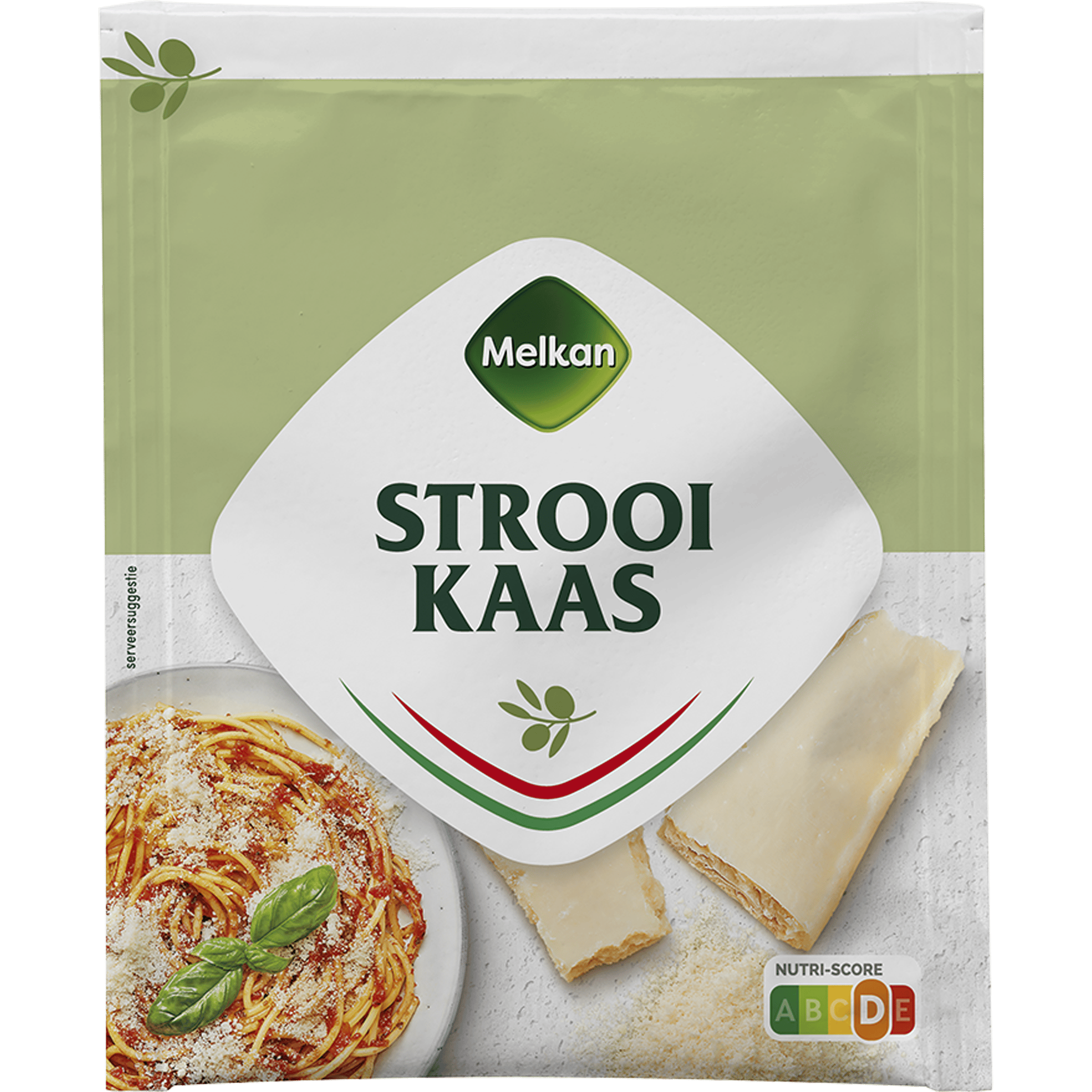 Melkan Italian hard cheese geraspt
