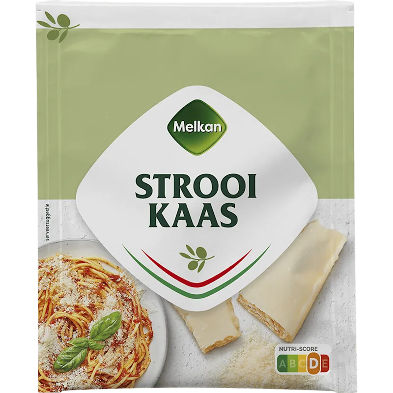 Melkan Italian hard cheese geraspt