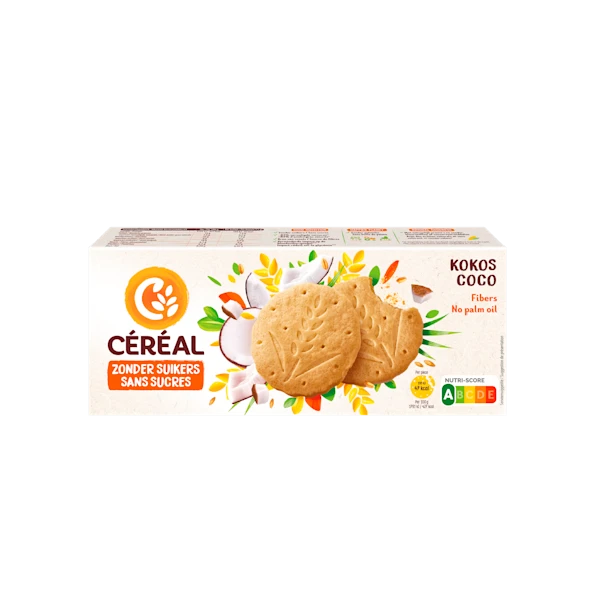 Cereal Koekjes kokos zonder suikers