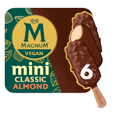 Magnum Mini classic & almond vegan Per Doos 6 st