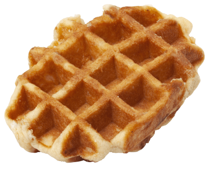 Belgische suikerwafel met roomboter