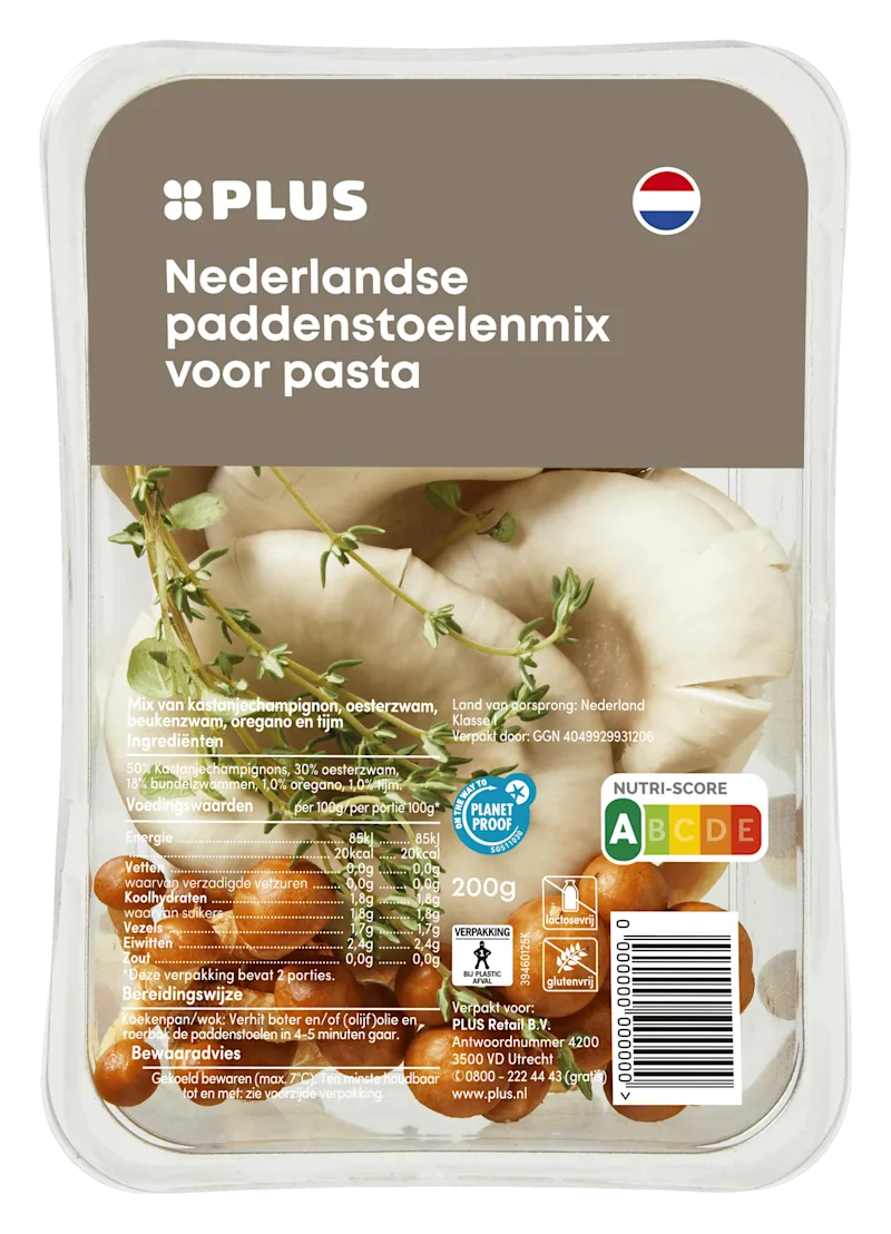 PLUS Pasta paddestoelenmix