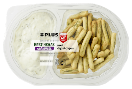 Heks'nkaas met dipstokjes
