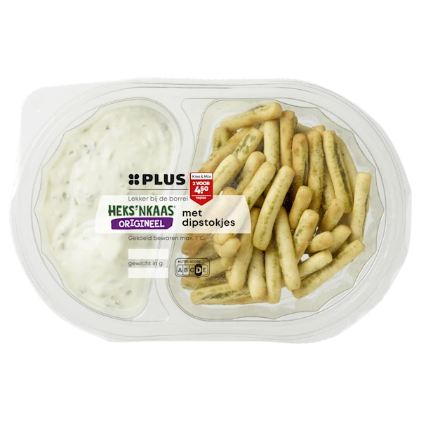 PLUS Heks'nkaas met dipstokjes