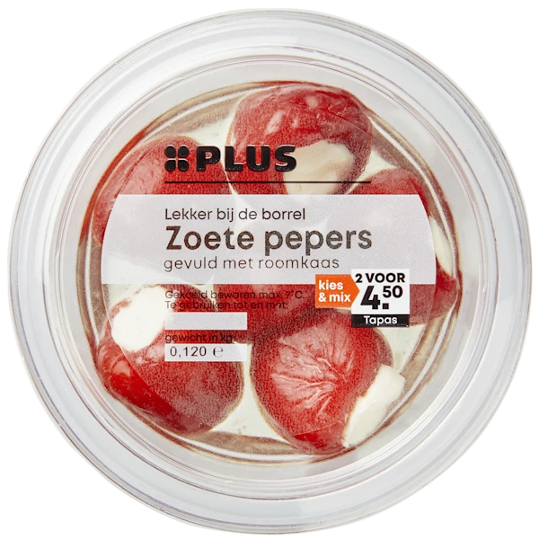 PLUS Sweet peppers roomkaas