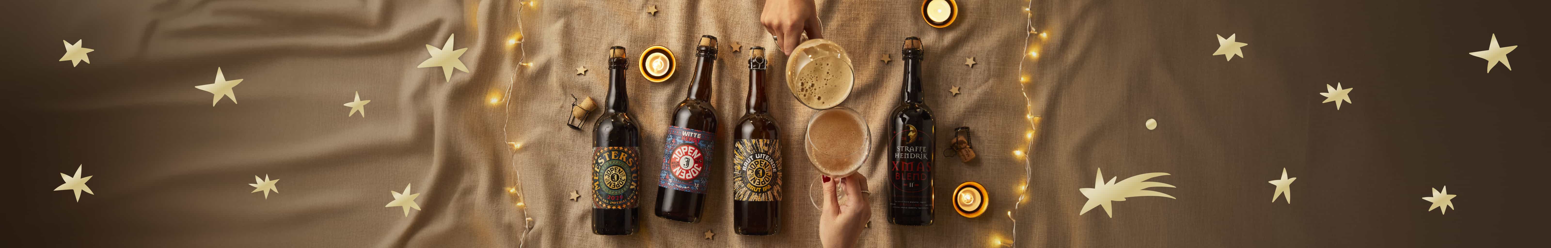 Speciaalbier in kerststijl