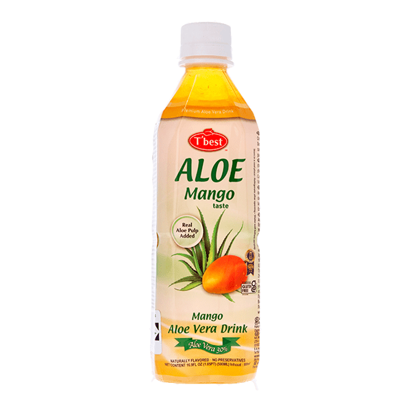 Tasting Good Drinks aloe vera mango Per Fles 500 ml