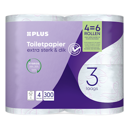 Toiletpapier 3-laags maxi