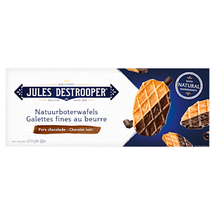 Natuurboterwafels Belgische Chocolade