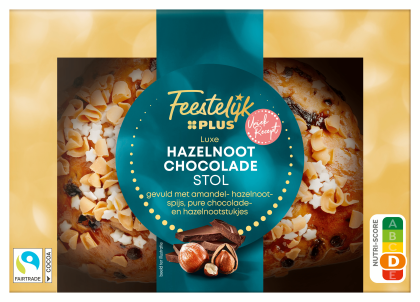 Luxe hazelnoot chocolade stol