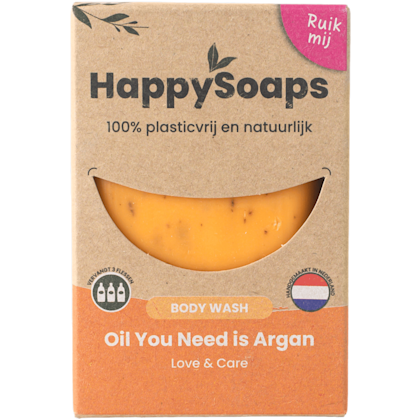 HappySoaps Arganolie en rozemarijn body bar