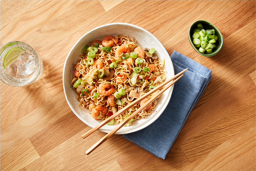 Roerbak Garnalen Met Noodles Recepten Plus