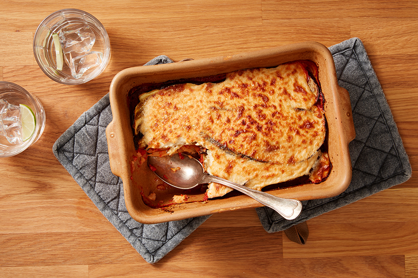 Aubergine ovenschotel