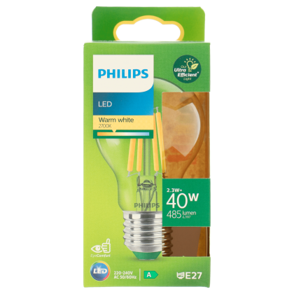 Philip LED Bulb 40W E27 2700K CL UE