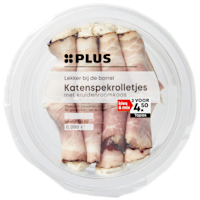 PLUS Katenspekrolletjes kruiden roomkaas