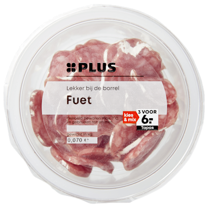 Fuetplakjes