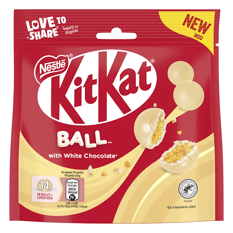 KITKAT Balls Witte chocolade