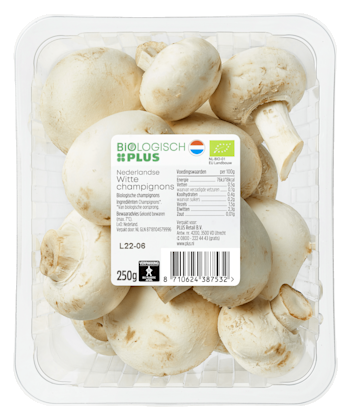 Paddenstoelen Champignons wit bio