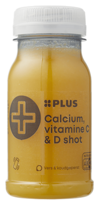 PLUS Vers shot Calcium, vitamine C en D