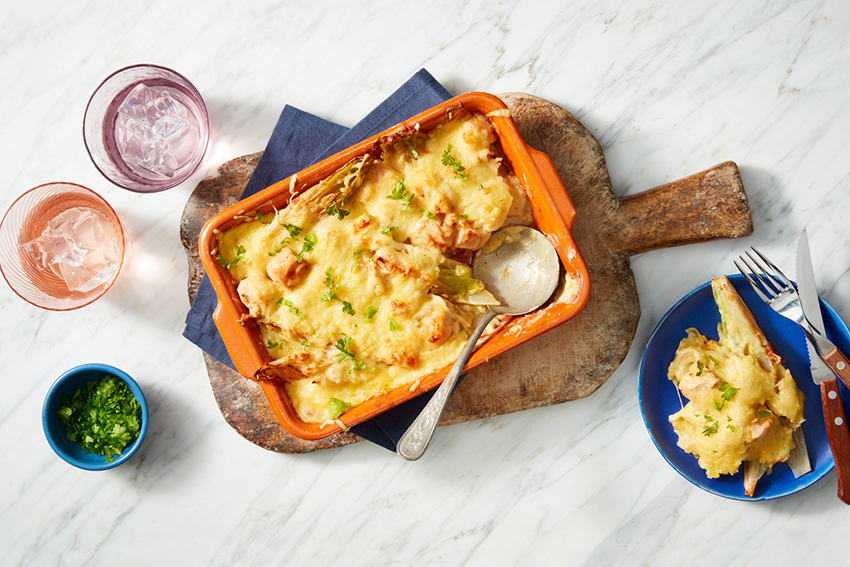 Witlof ovenschotel met kip