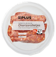 PLUS Chorizo manchego roomkaas rolletjes