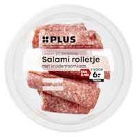 PLUS Salami rolletje met kruidenroomkaas