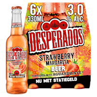 Desperados Strawberry Margherita bier fles