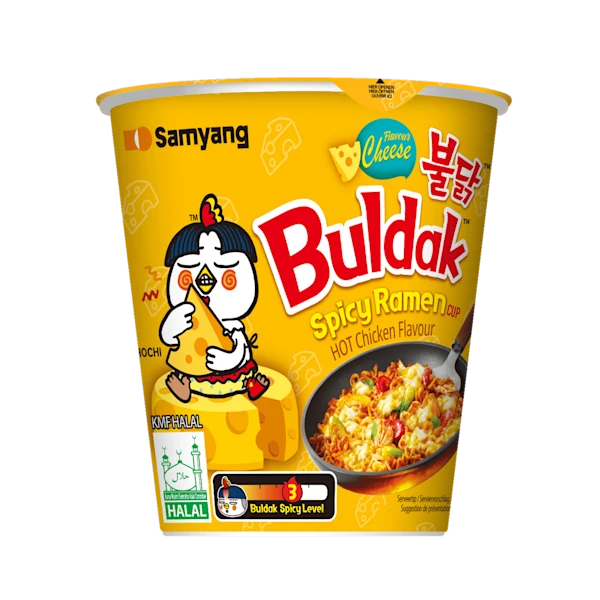 Samyang Buldak Hete kip/kaas noedels