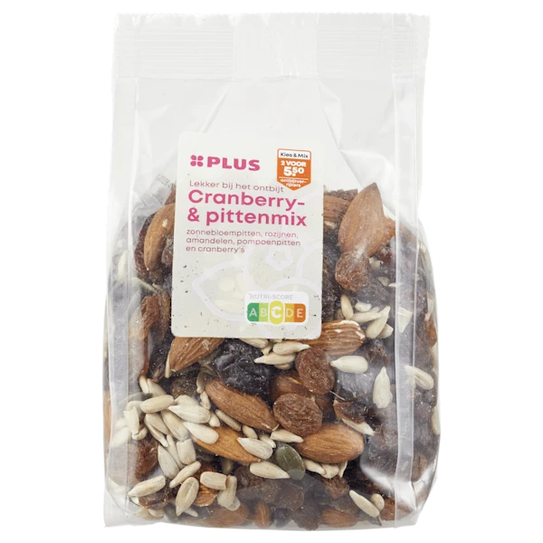 PLUS Ontbijtmix cranberry & pitten