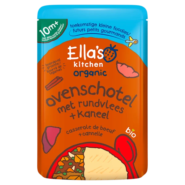 Ella's Kitchen Ovenschotel rundvlees + kaneel 10m+