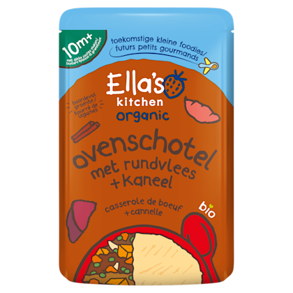 Ella's Kitchen Ovenschotel rundvlees + kaneel 10m+