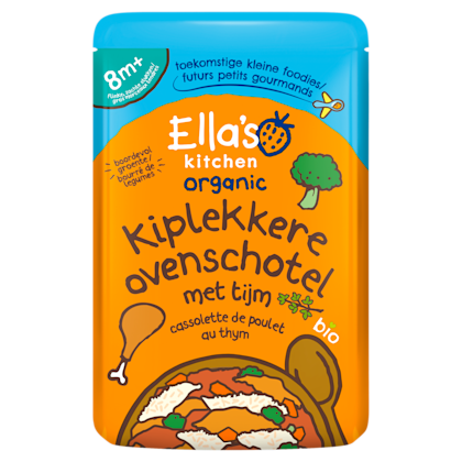 kiplekkere ovenschotel met tijm 8m+