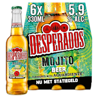 Desperados Mojito bier fles