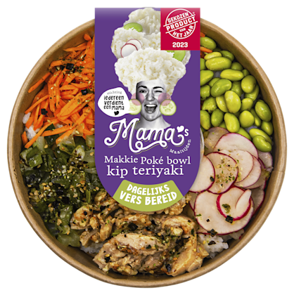 Mama's Maaltijden Midi Poké bowl kip teriyaki