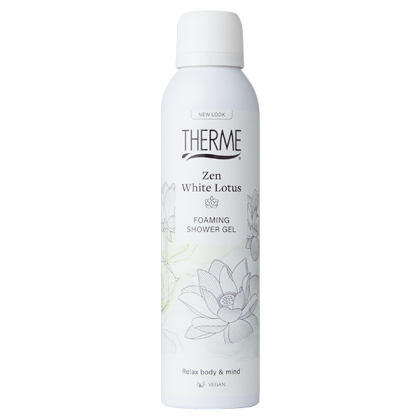 Zen white lotus foaming shower