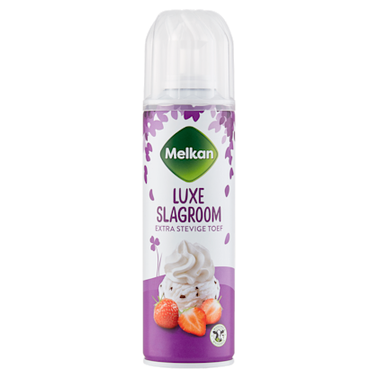 Melkan Luxe slagroom in spuitroom