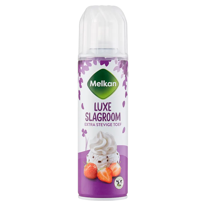 Melkan Luxe slagroom in spuitroom