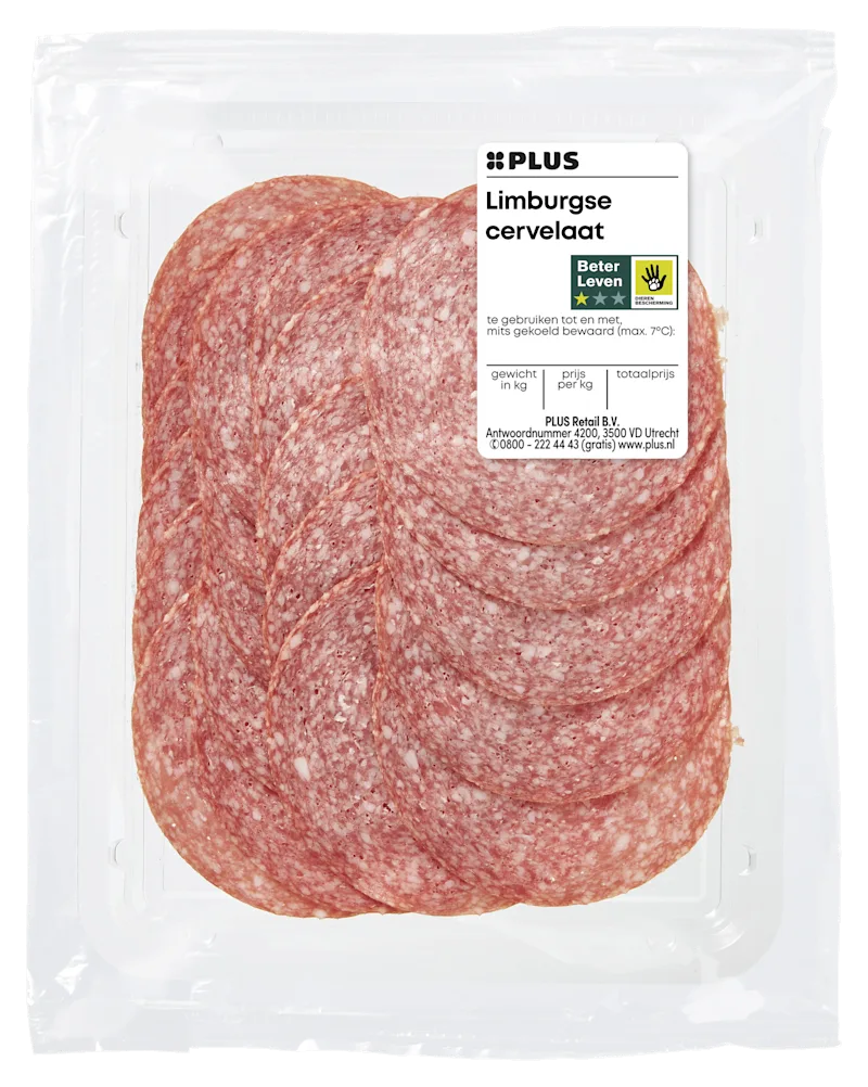 PLUS Limburgse cervelaat