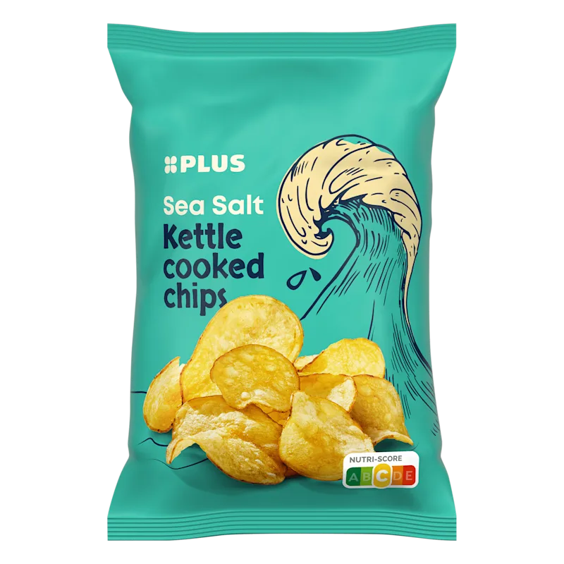 PLUS Kettle Cooked Sea Salt