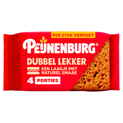 Dubbel lekker naturel 4-pack