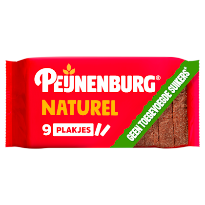 Naturel zonder toegev. suiker gesneden