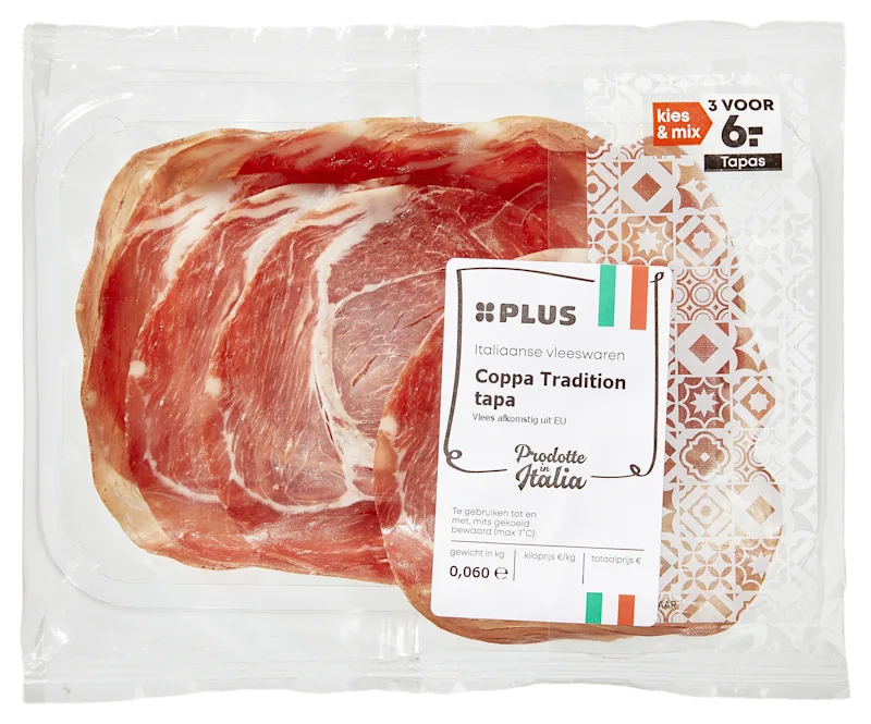 PLUS Italiaanse vleeswaren Coppa Tradition