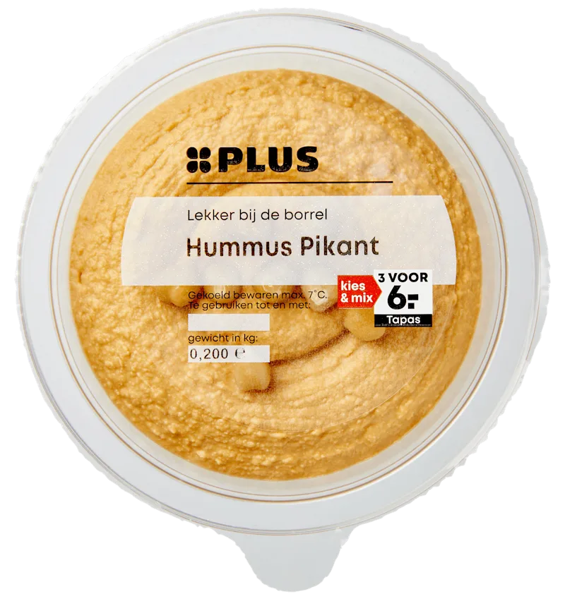PLUS Hummus pikant