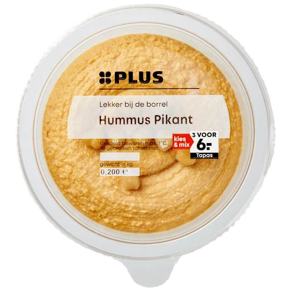 PLUS Hummus pikant