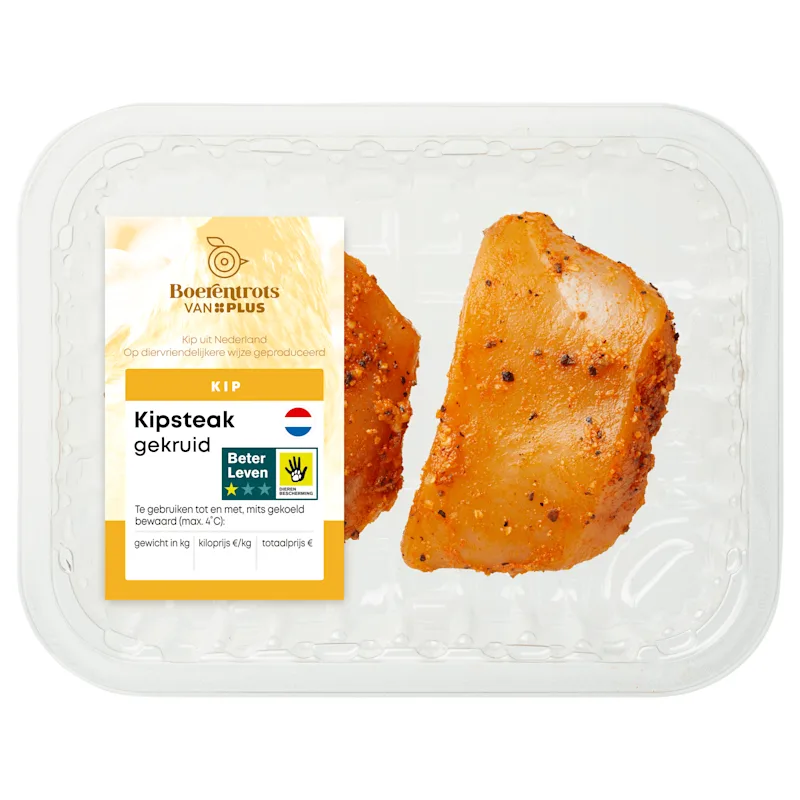 PLUS Boerentrots Kipsteak gekruid