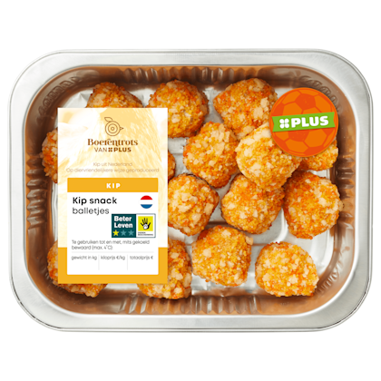 Kip snack balletjes - PLUS