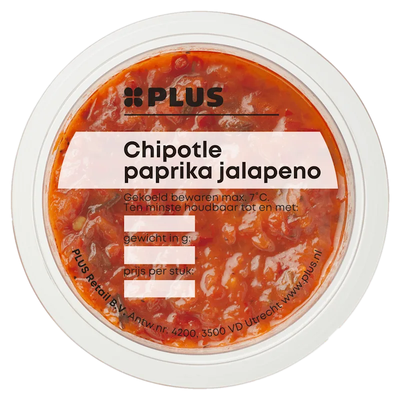 PLUS Burger topping Chipotle paprika/jalap