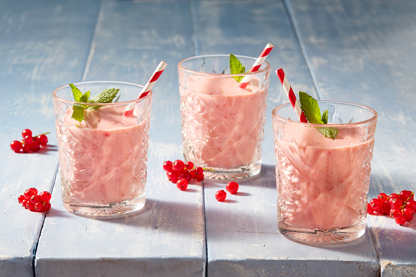 Rode bessen smoothie